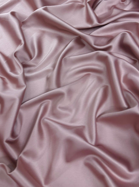 Stretch Crepe Back Satin Mauve