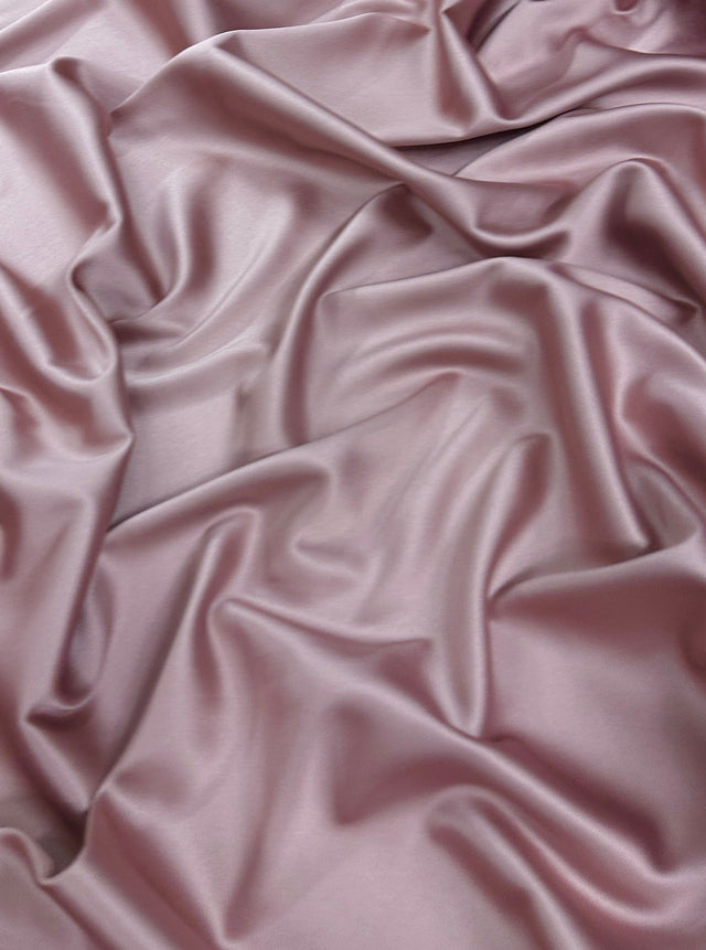 Stretch Crepe Back Satin Mauve
