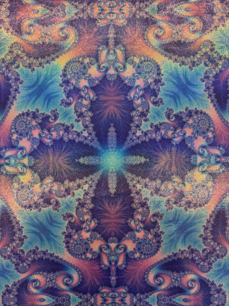Mandella Art Holographic Mystique Spandex Fabric - Holographic, 36" Width (1 Yard)