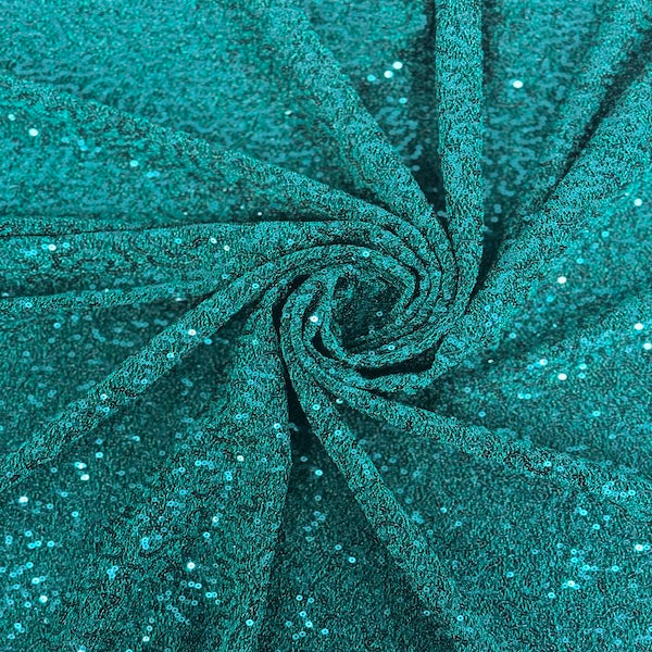 Metallic Lurex Stretch Sequins Fabric