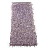Metallic Faux Fur Tinsel Ostrich Feather Polyester Fabric - Metallic Faux Ostrich Feather, 54" Width (1 Yard)