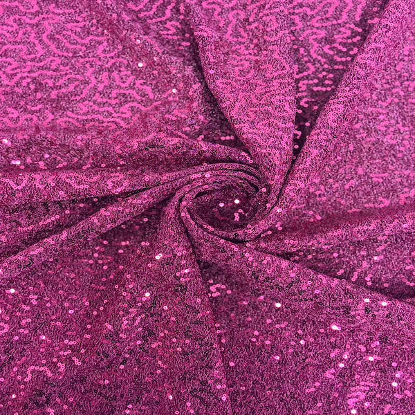 Metallic Lurex Stretch Sequins Fabric