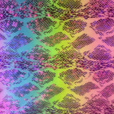Polyester Spandex Snake Hologram Fabric