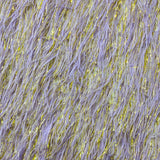 Metallic Faux Fur Tinsel Ostrich Feather Polyester Fabric - Metallic Faux Ostrich Feather, 54" Width (1 Yard)