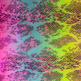 Polyester Spandex Snake Hologram Fabric