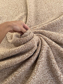 Beige Brown Premium Faux Wool