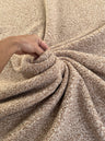 Beige Brown Premium Faux Wool