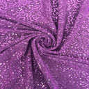 Metallic Lurex Stretch Sequins Fabric