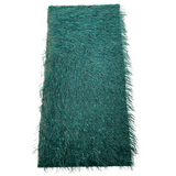 Metallic Faux Fur Tinsel Ostrich Feather Polyester Fabric - Metallic Faux Ostrich Feather, 54" Width (1 Yard)