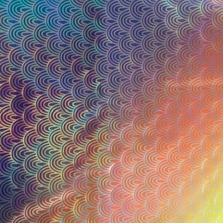 Polyester Spandex Rainbow Igloo Hologram Fabric