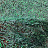 Metallic Faux Fur Tinsel Ostrich Feather Polyester Fabric - Metallic Faux Ostrich Feather, 54" Width (1 Yard)