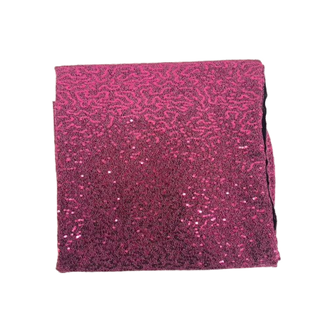 Metallic Lurex Embroidered Stretch Sequins Fabric - 100 Percent Polyester, 2-Way Mechanical Stretch, 58" Width, Solid (1 Yard)