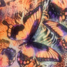 Polyester Spandex Butterfly Foil Print Fabric