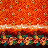Pineapple Hibiscus Ocean Tropical Leaves Rayon Fabric - Tropical Leaves Print, 36" X 45" (1 Yard)
