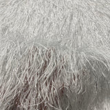 Metallic Faux Fur Tinsel Ostrich Feather Polyester Fabric - Metallic Faux Ostrich Feather, 54" Width (1 Yard)