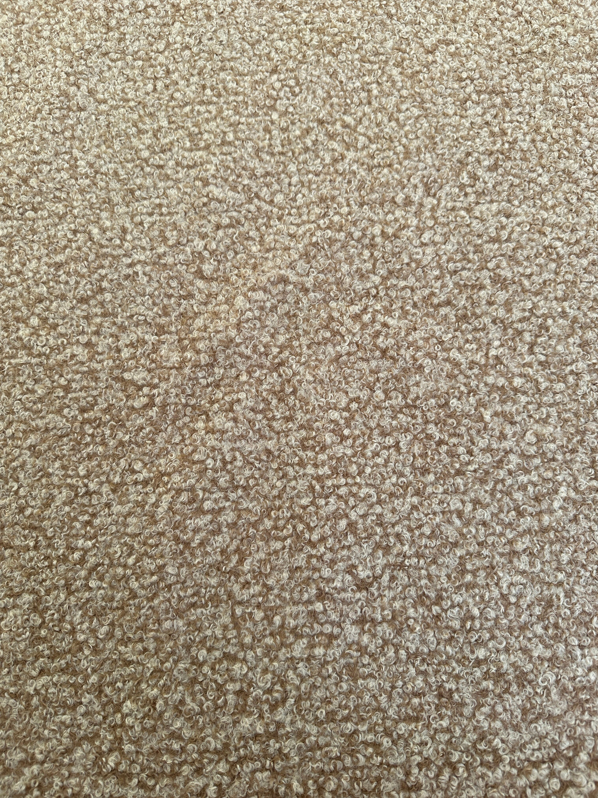 Beige Brown Premium Faux Wool