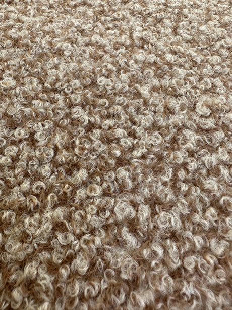 Beige Brown Premium Faux Wool