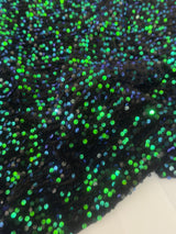 Sequin Velvet Emerald Green