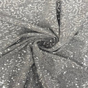 Metallic Lurex Stretch Sequins Fabric
