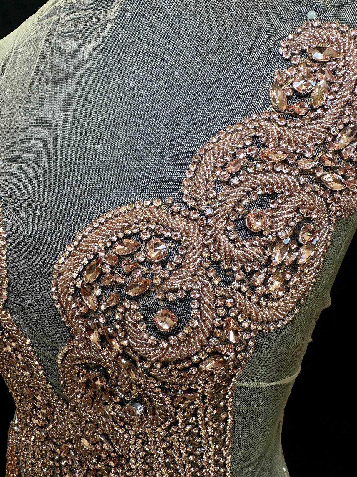 Rhinestone Bodice Applique
