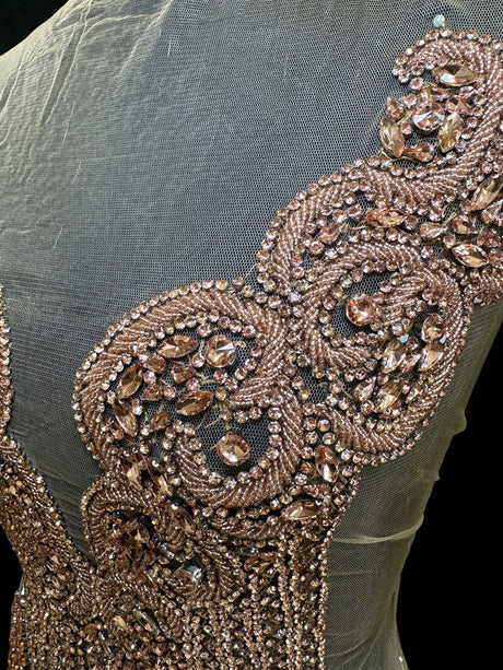 Rhinestone Bodice Applique