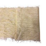 Metallic Faux Fur Tinsel Ostrich Feather Polyester Fabric - Metallic Faux Ostrich Feather, 54" Width (1 Yard)