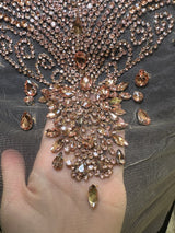 Rhinestone Bodice Applique