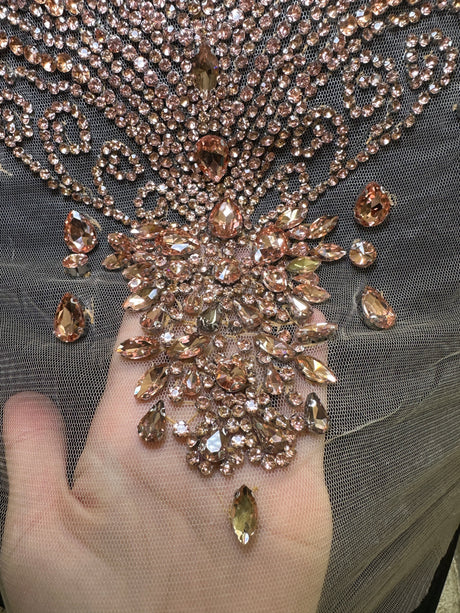 Rhinestone Bodice Applique