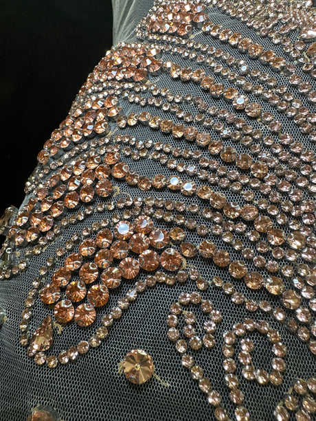 Rhinestone Bodice Applique