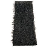 Metallic Faux Fur Tinsel Ostrich Feather Polyester Fabric - Metallic Faux Ostrich Feather, 54" Width (1 Yard)