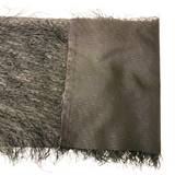Metallic Faux Fur Tinsel Ostrich Feather Polyester Fabric - Metallic Faux Ostrich Feather, 54" Width (1 Yard)