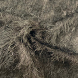 Metallic Faux Fur Tinsel Ostrich Feather Polyester Fabric - Metallic Faux Ostrich Feather, 54" Width (1 Yard)