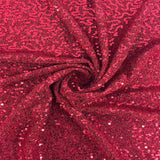 Metallic Lurex Stretch Sequins Fabric