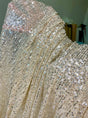 Stretch Sequin Mesh Champagne