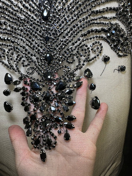 Rhinestone Bodice Applique