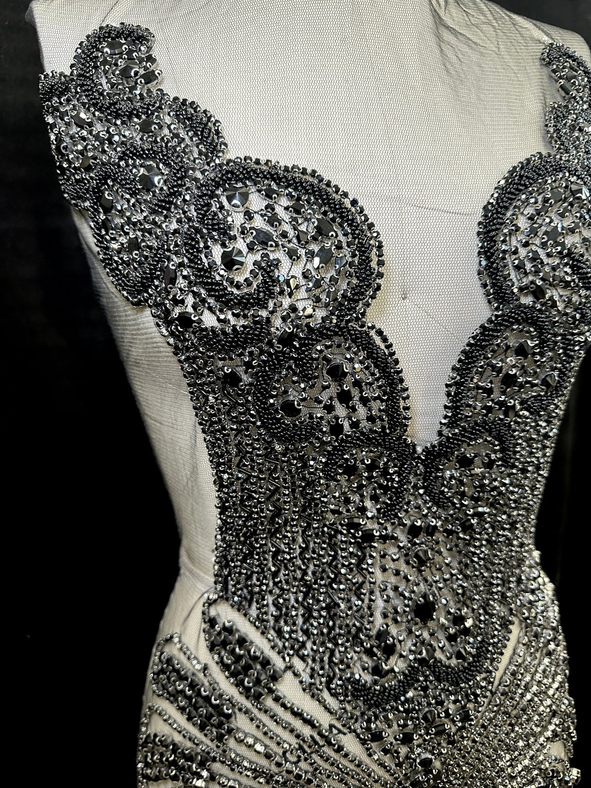 Rhinestone Bodice Applique