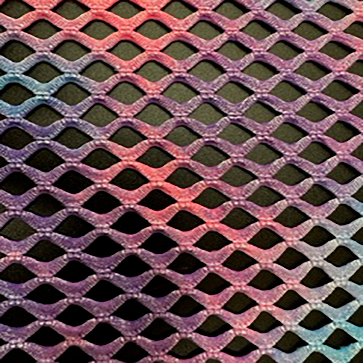 Stretch Fishnet Tie-Dye Diamond Fabric 50"