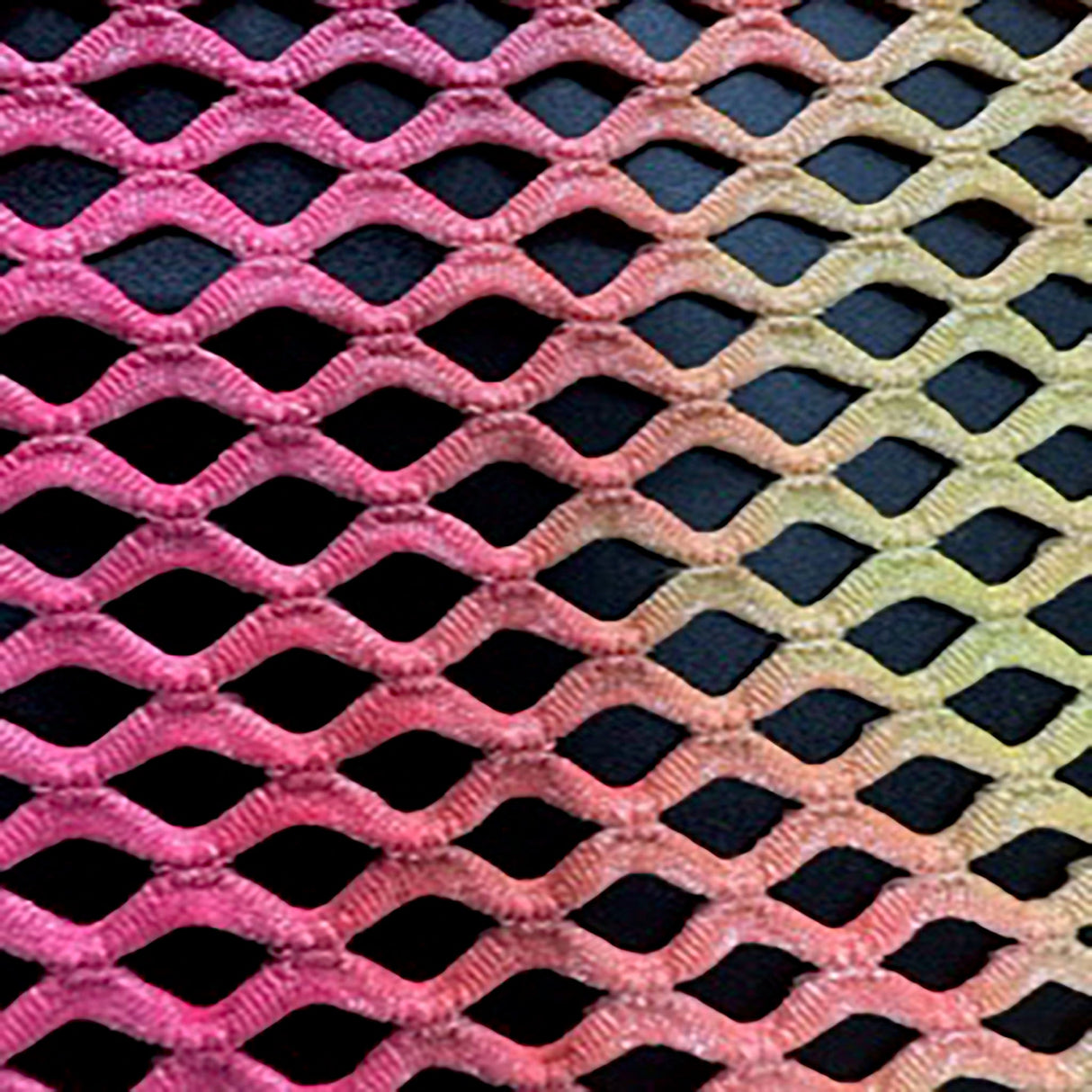 Stretch Fishnet Tie-Dye Diamond Fabric 50"