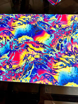 Printed Nylon Spandex Graffiti Print