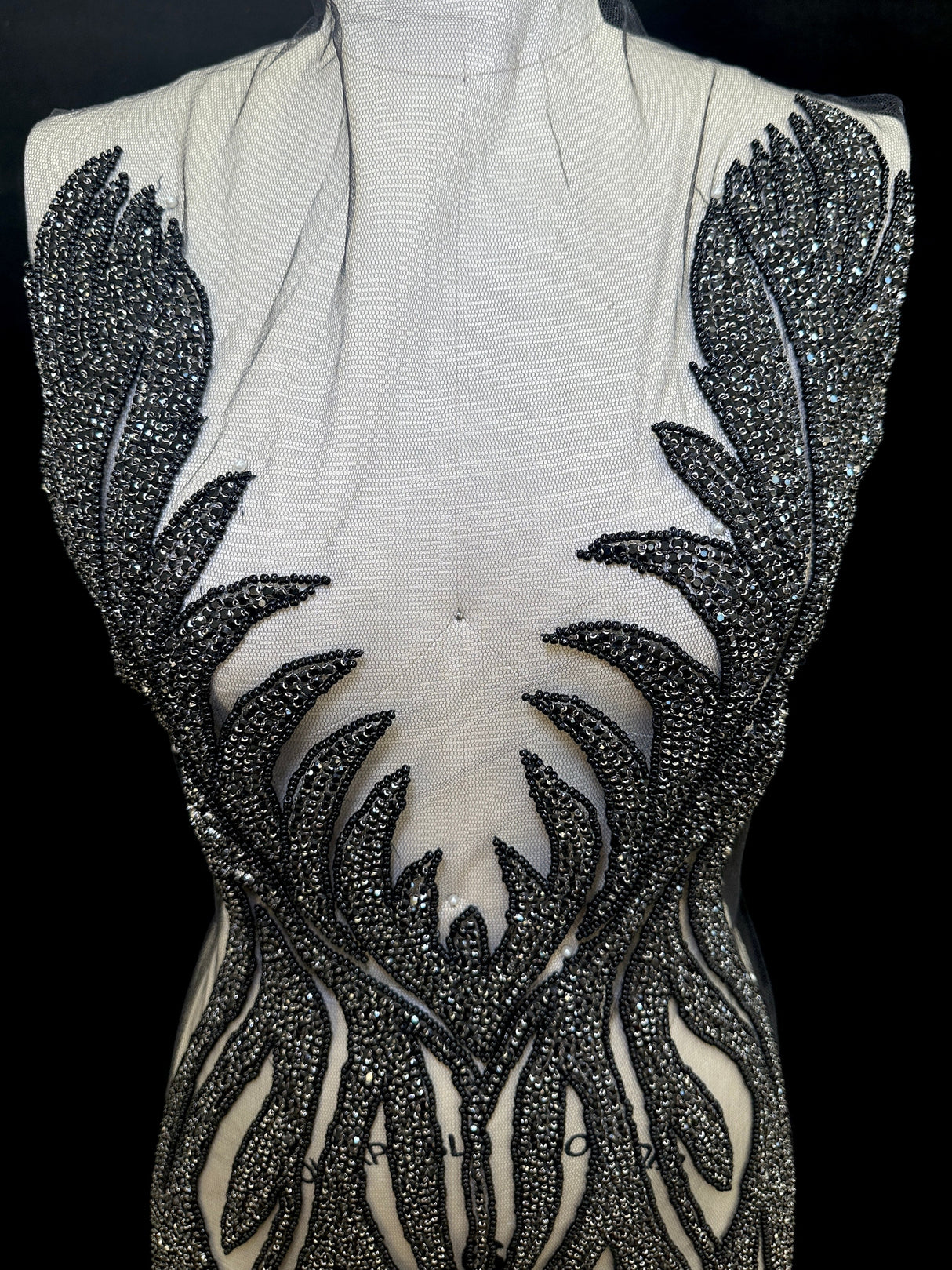 Rhinestone Bodice Applique