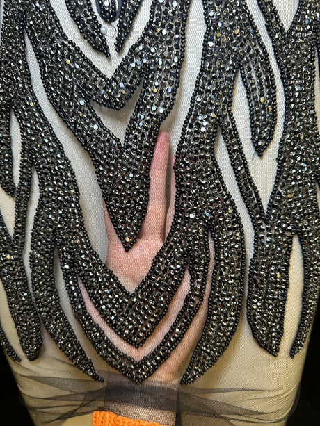 Rhinestone Bodice Applique