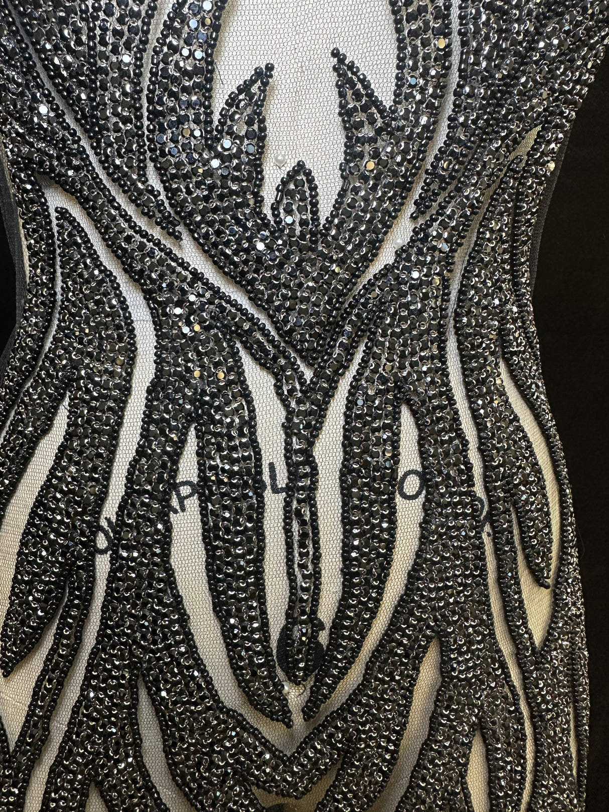 Rhinestone Bodice Applique