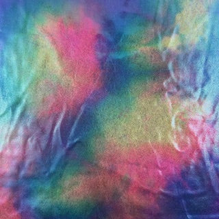 Nylon Spandex Tie-Dye Foil Fabric 60"