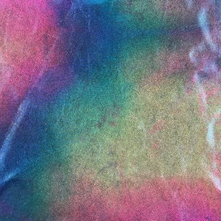 Nylon Spandex Tie-Dye Foil Fabric 60"