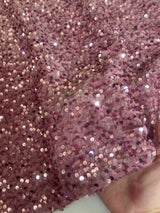 Sequin Velvet Mauve