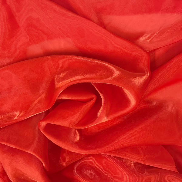 Reflective Faux Silk Chiffon Fabric