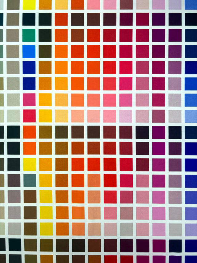Color Block Spandex Polyester Spandex Fabric - Color Block, 58"/60" Width (1 Yard)