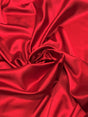 Apple Red Stretch Charmeuse Fabric - Apple Red, 59" Width (1 Yard)