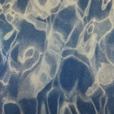Polyester Spandex Fabric Sea Wave Hologram 4-Way Stretch