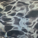 Polyester Spandex Fabric Sea Wave Hologram 4-Way Stretch